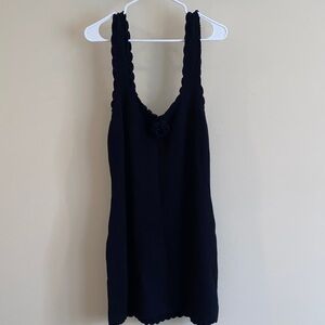 Wild Fable Black Mini Sweater Dress